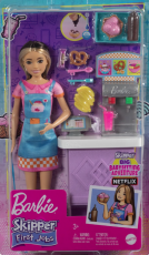 Papusa - Barbie Skipper - First Jobs Snack Bar - Mattel