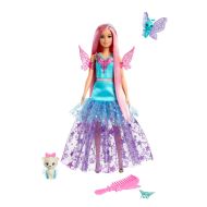 Papusa Barbie - Zana cu rochie albastra - Mattel