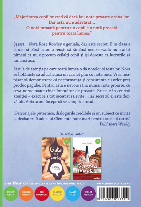 Carnetul de note - Andrew Clements