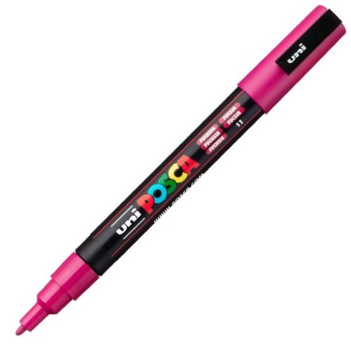 Marker uni pc-3m posca 09-13mm fucsia k