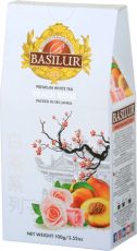 Basilur ceai refill white tea peach rose 100g 72187