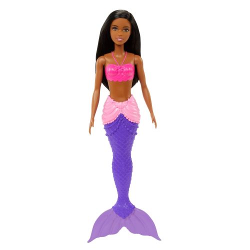 Papusa - Barbie - Sirena bruneta - Mattel