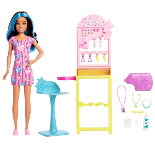 Papusa - Barbie Skipper - First Jobs Ear Piercer - Mattel