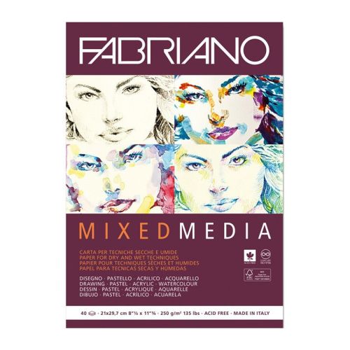 Bloc fab mix media 160g a4 60foi 19100440