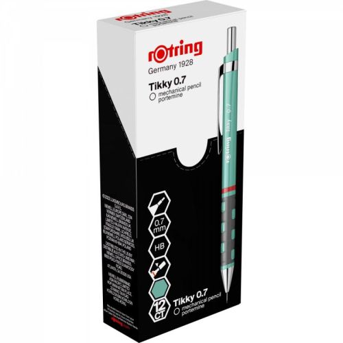 Creion mecanic 0.7mm tikky verde menta rotring ro2189069