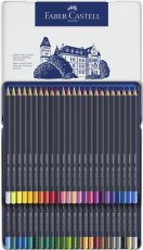 Creioane colorate 48cul goldfaber cutie metal fc114748