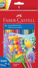 Creioane colorate acuarela 36buc+pensula fc114437