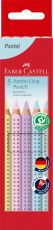 Creioane colorate 5 culori pastel jumbo grip fc110991