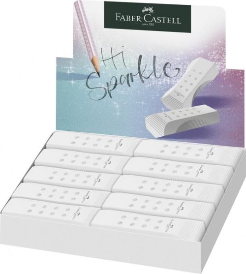 Radiera rollon sparkle alba faber-castell fc187320