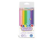 Creioane colorate carioca pastel 12/set skr191
