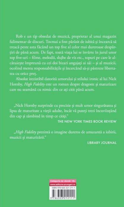 High Fidelity - Nick Hornby