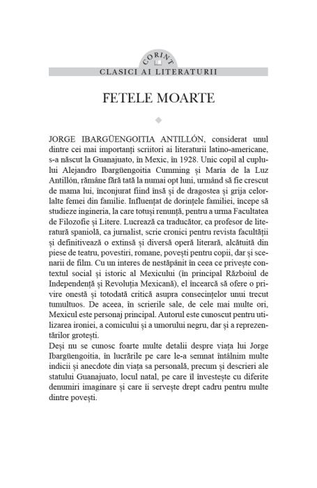 Fetele moarte - Jorge Ibarguengoitia