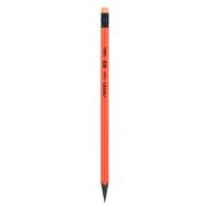 Creion grafit cu guma fara lemn hb neon deli u54600