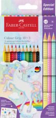 Set creioane colorate 10+3 cul grip 2001 unicorni fc201542