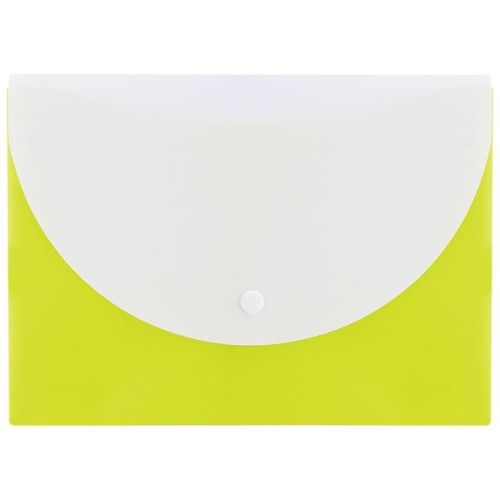 Mapa plastic cu buton a5 diverse culori neon deli dle38978