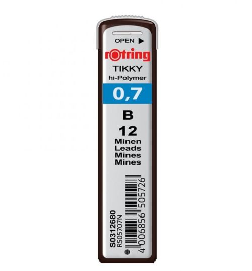 Mina creion 0.7 b rotring ro312680