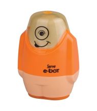 Radiera+ascutitoare e-bot combo portocaliu sv-ebot24d