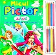 Micul pictor: Zane. 8 creioane colorate