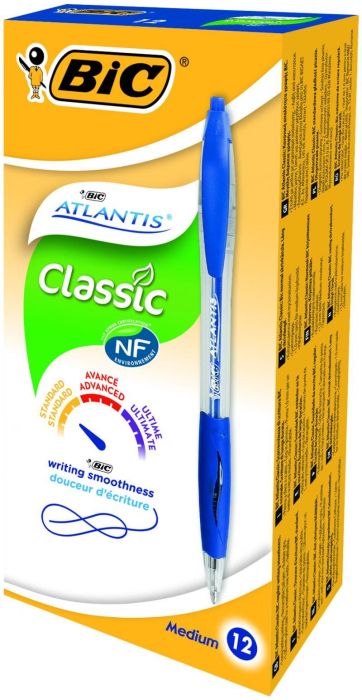 Pix atlantis click albastru bic bc887131