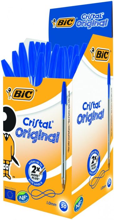 Pix cristal medium albastru bic bc847898