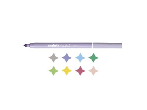 Carioca pastel 8/set skr195
