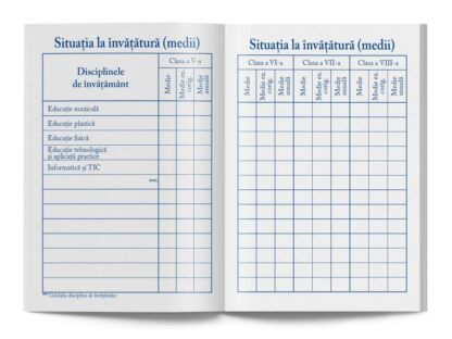 Carnet de elev clasele V-VIII tip964