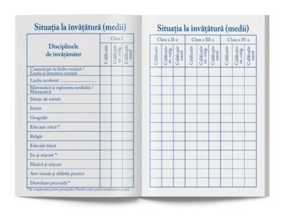 Carnet de elev clasele I-IV tip963