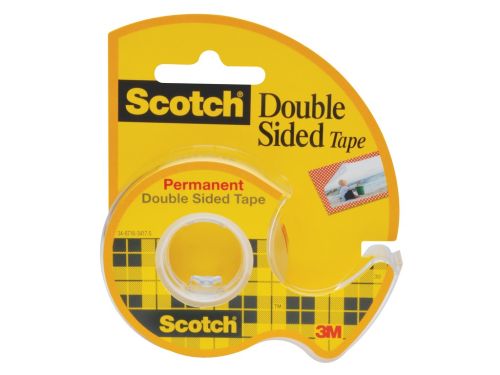 Banda dublu adeziva cu dispenser 12mmx6.3m scotch bad046