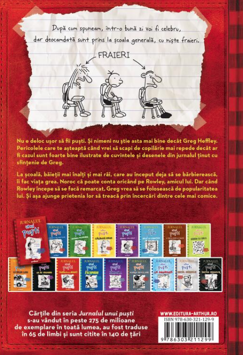 Jurnalul unui pusti - Jeff Kinney 