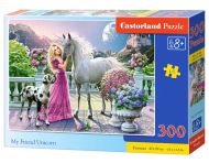Puzzle 300 piese my friend unicorn castorland 30088