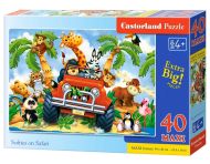 Puzzle 40 piese maxi softies on safari castorland 