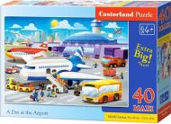 Puzzle 40 piese maxi a day at the airport castorland 40223