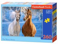 Puzzle 260 piese the winter horses castorland 27378
