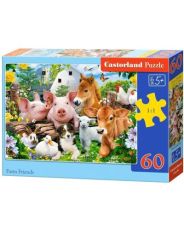 Puzzle 60 piese farm friends castorland 66209