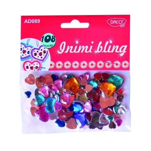 Accesorii craft ad089 inimi bling daco                      