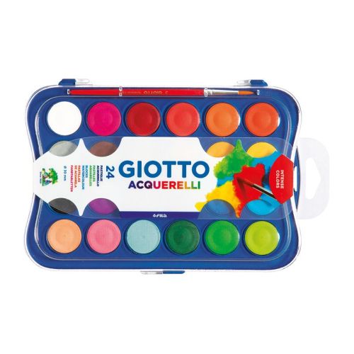 Cul acuarela 24/set giotto 0352400