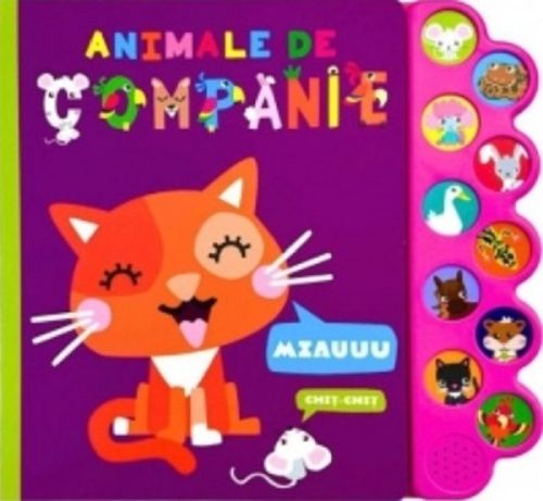 Animale de companie. Carte sonora cu 10 sunete