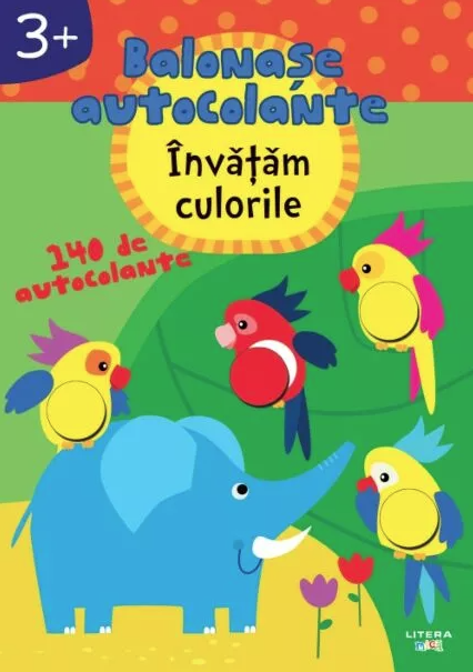 Balonase autocolante - Invatam culorile