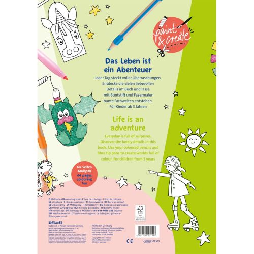 Carte de colorat my daily adventure a4 64file 101523