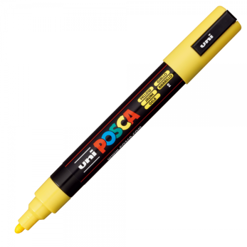Marker uni pc-5m posca 18-25mm galben