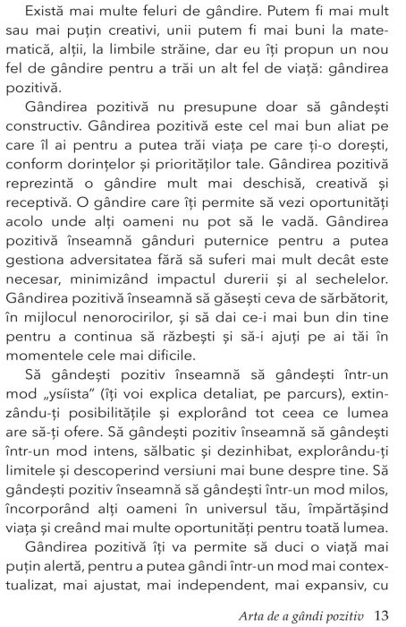 Arta de a gandi pozitiv - Tomas Navarro