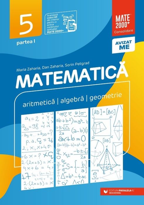 Matematica - Clasa a V-a, Partea I - Dan Zaharia, Maria Zaharia, Sorin Peligrad