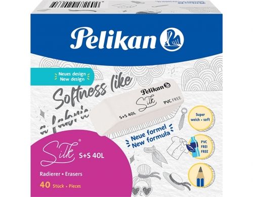 Radiera s+s 40l silk cul alb 606141