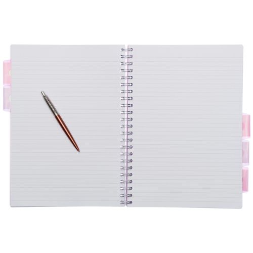 Caiet cu spirala si separatoare pukka dict a4 8630(pk)-pst