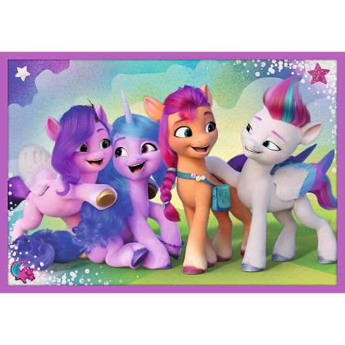 Puzzle trefl 10in1 my little pony poneii stralucitori 90389