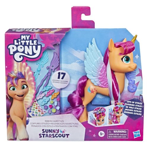 My little pony ribbon hairstyles figurina Sunny f3873