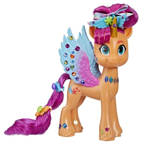 My little pony ribbon hairstyles figurina Sunny f3873