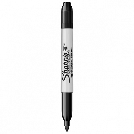 Marker perm 2 capete sharpie twin negru s0811100