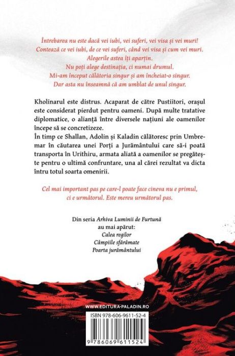 Aducatoarea juramantului. Volumul II - Brandon Sanderson