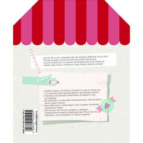 Coloram cu Ema si Eric - carte de colorat - Ioana Chicet-Macoveiciuc